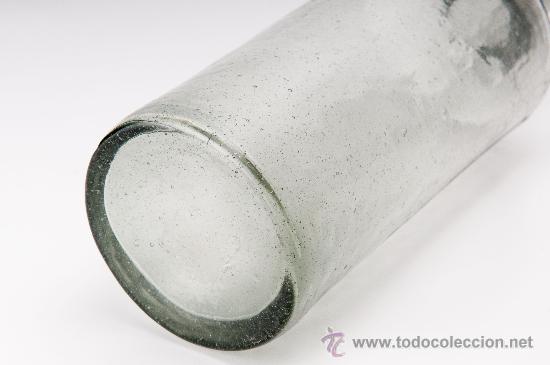Antig&uuml;edades: BOTELLA DE VIDRIO TRANSPARENTE, SIGLO XIX - Foto 4