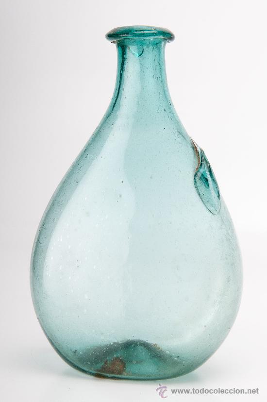 Antiques: BOTELLA MELSA VIDRIO SOPLADO CATALAN,SIGLO XIX