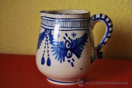 Antig&uuml;edades: JARRA DE CER&Aacute;MICA - AZUL COBALTO - Foto 1