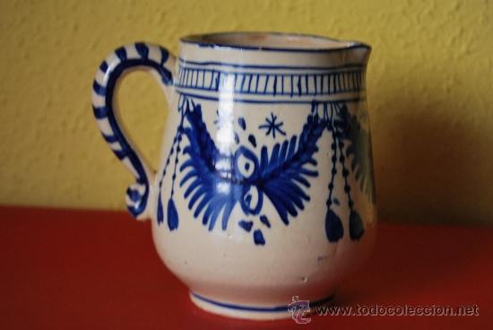 Antig&uuml;edades: JARRA DE CER&Aacute;MICA - AZUL COBALTO - Foto 2