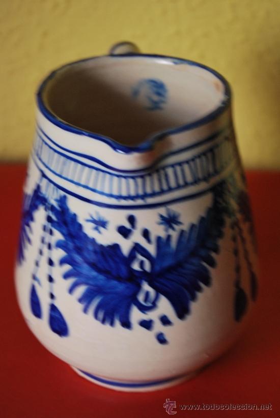 Antig&uuml;edades: JARRA DE CER&Aacute;MICA - AZUL COBALTO - Foto 3