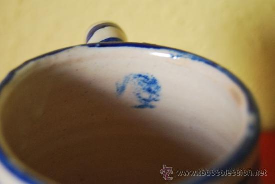 Antig&uuml;edades: JARRA DE CER&Aacute;MICA - AZUL COBALTO - Foto 4