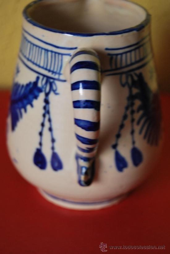 Antig&uuml;edades: JARRA DE CER&Aacute;MICA - AZUL COBALTO - Foto 5