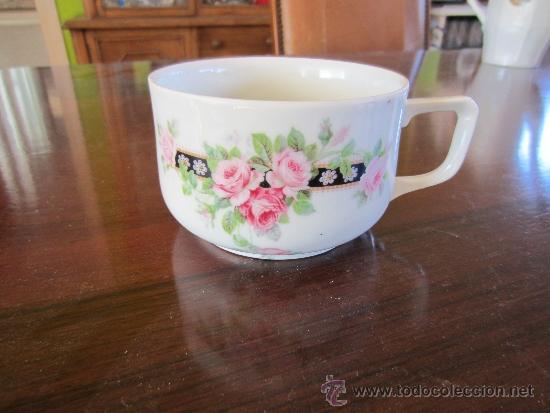 Antig&uuml;edades: taza de porcelana - Foto 1