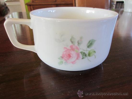 Antig&uuml;edades: taza de porcelana - Foto 2