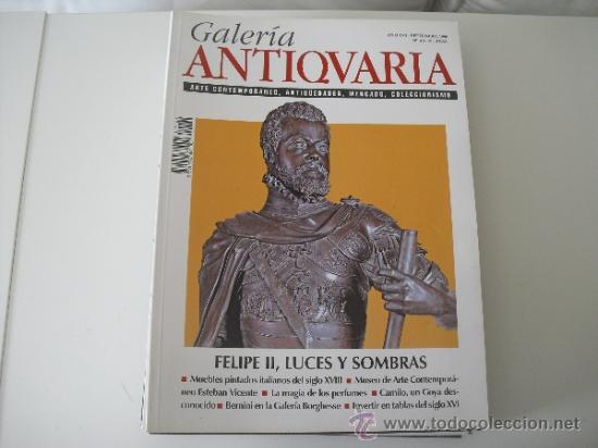 Antig&uuml;edades: N&ordm; 164 Septiembre 1998. Revista galer&iacute;a ANTIQVARIA.Anticuaria.Felipe II,Perfumes,Bernini,Tablas SXVI