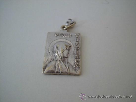 Antig&uuml;edades: MEDALLA PLATEADA VIRGO VIRGINUM - Foto 3