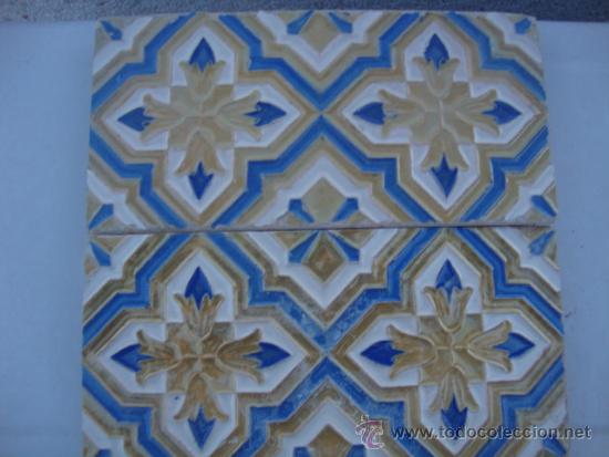Antig&uuml;edades: Pareja de azulejos Ramos Rejano - Foto 1