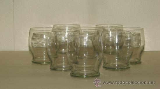 Antig&uuml;edades: LOTE DE 8 ANTIGUOS VASOS - Foto 2