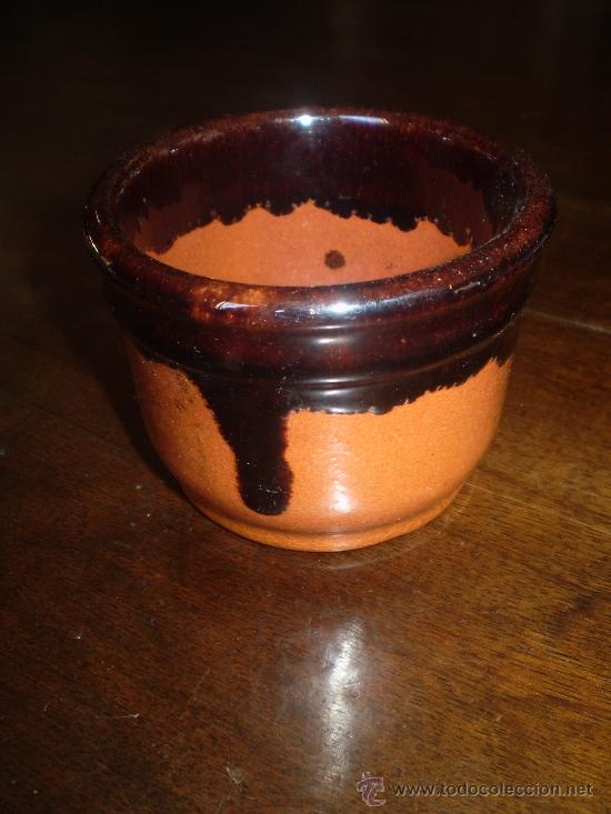 Antig&uuml;edades: CUENCO DE BARRO COCIDO Y VIDRIADO - Foto 1