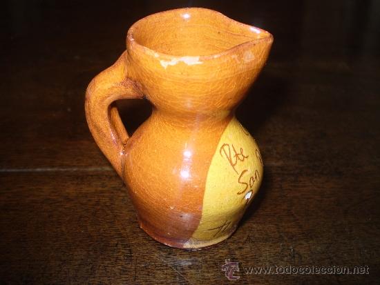 Antig&uuml;edades: JARRITA DE BARRO COCIDO Y VIDRIADO - Foto 2