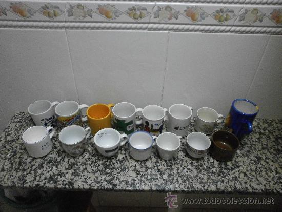Antig&uuml;edades: LOTE 15 TAZAS DIFERENTES - Foto 1