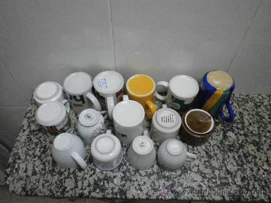 Antig&uuml;edades: LOTE 15 TAZAS DIFERENTES - Foto 8