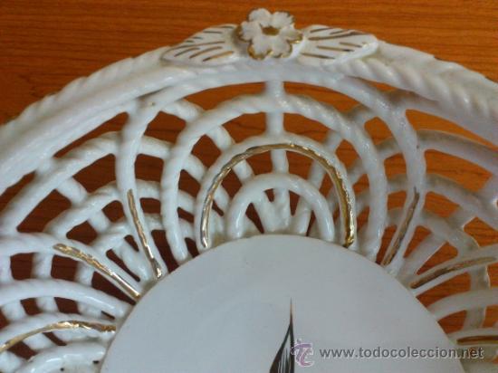 Antig&uuml;edades: Centro de mesa antiguo en ceramica esmaltada - Foto 5