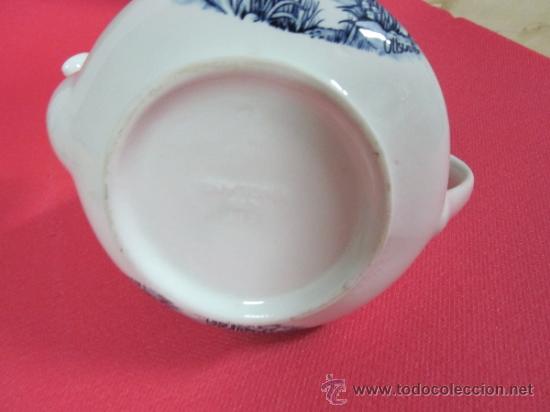 Antig&uuml;edades: CAFETERA  AZUL EIT ENGLAND CERAMICA INGLESA - Foto 4