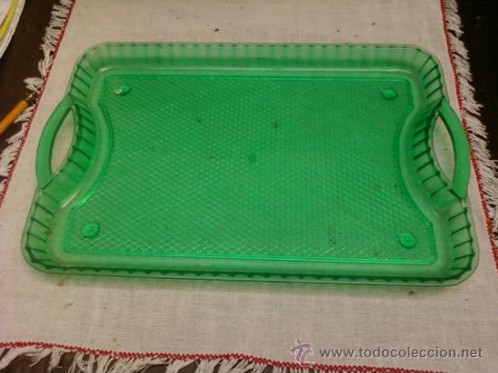 Antig&uuml;edades: BANDEJA DE PASTA .VERDE - Foto 1