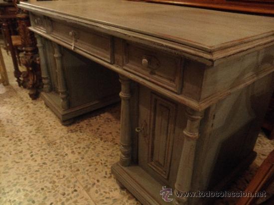 Antig&uuml;edades: MESA DE DESPACHO FINALES DEL XIX - Foto 3