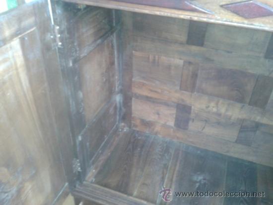 Antig&uuml;edades: c&oacute;moda armario de casta&ntilde;o - Foto 7