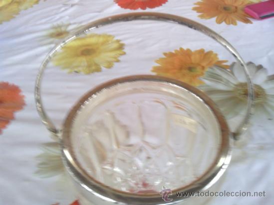 Antig&uuml;edades: antigua cubitera en cristal labrado, - Foto 2