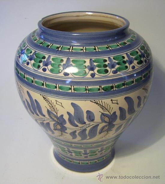 Antig&uuml;edades: JARRON  CERAMICA  Manises - Foto 1
