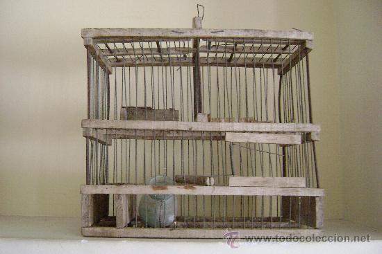 Antig&uuml;edades: JAULA ANTIGUA PARA PAJAROS - Foto 1