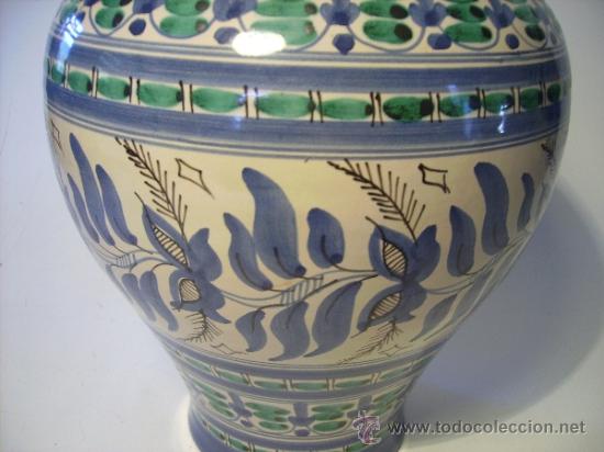 Antig&uuml;edades: JARRON  CERAMICA  Manises - Foto 4