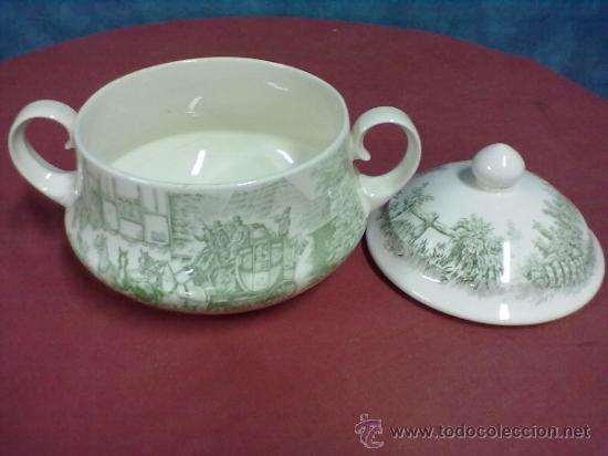 Antig&uuml;edades: SOPERA DE PORCELANA SAN CLAUDIO - Foto 3