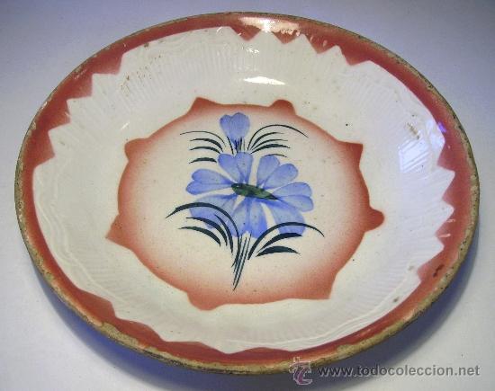 Antig&uuml;edades: PLATO  CERAMICA  MANISES - Foto 1