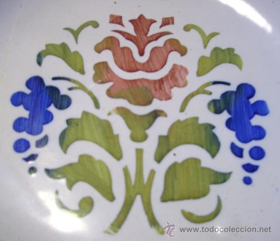 Antig&uuml;edades: PLATO  CERAMICA  MANISES - Foto 2