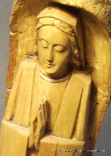 Antig&uuml;edades: VIRGEN  DE  FINA  TALLA  MADERA - Foto 2