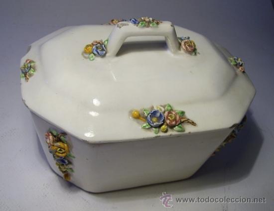 Antig&uuml;edades: CAJA  CERAMICA  MANISES - Foto 2