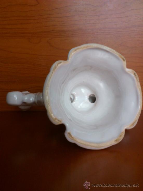 Antig&uuml;edades: Candelabro antiguo en ceramica - Foto 17