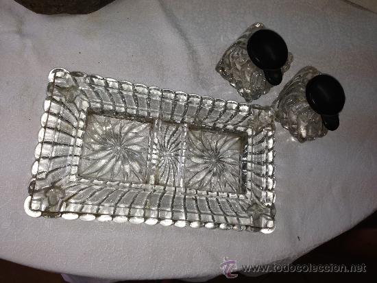 Antig&uuml;edades: ESCRIBANIA DE CRISTAL - Foto 2