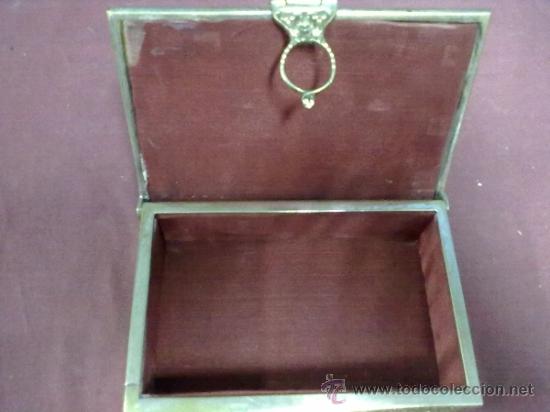 Antig&uuml;edades: COFRE, CAJA JOYERO EN BRONCE FUNDIDO - Foto 4
