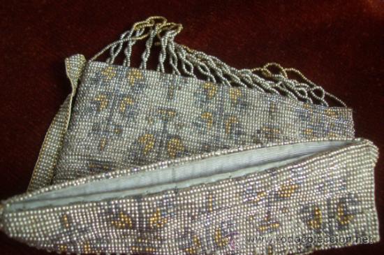 Antig&uuml;edades: Bolso art deco en cuentas - Foto 2