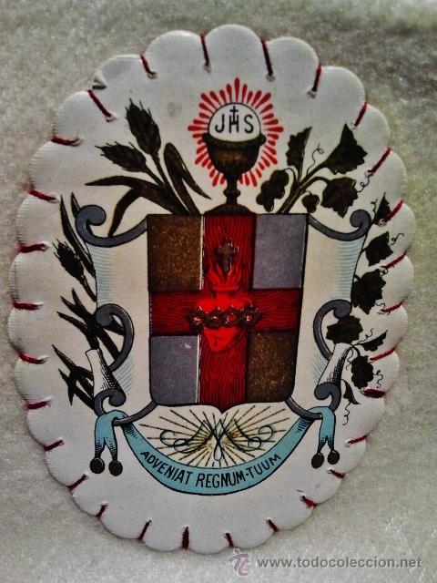 Antig&uuml;edades: Escapulario textil del Apostolado de la Oraci&oacute;n. - Foto 3