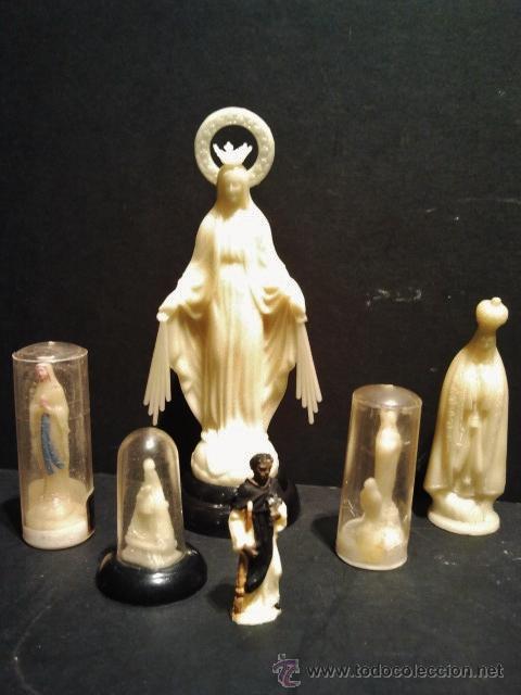 Antig&uuml;edades: Lote de 10 im&aacute;genes religiosas. - Foto 3