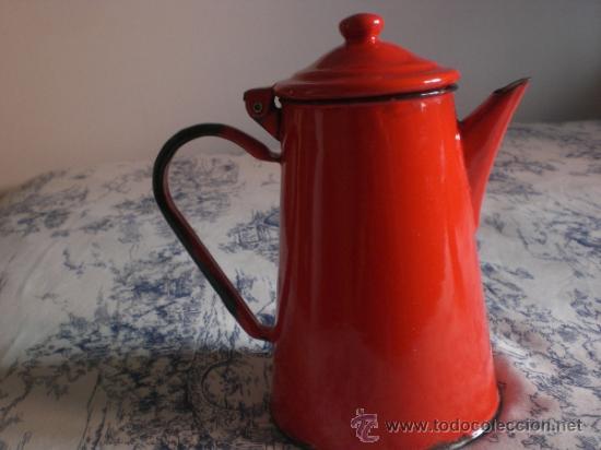 Cafetera porcelana esmaltada-antigua - Vendido en Venta Directa - 39264585