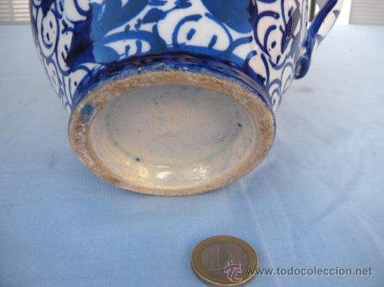 Antig&uuml;edades: JARRA DE MANISES CON LE&Oacute;N - Foto 2