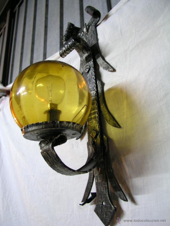 Antig&uuml;edades: APLIQUE HIERRO FORJADO - Foto 2