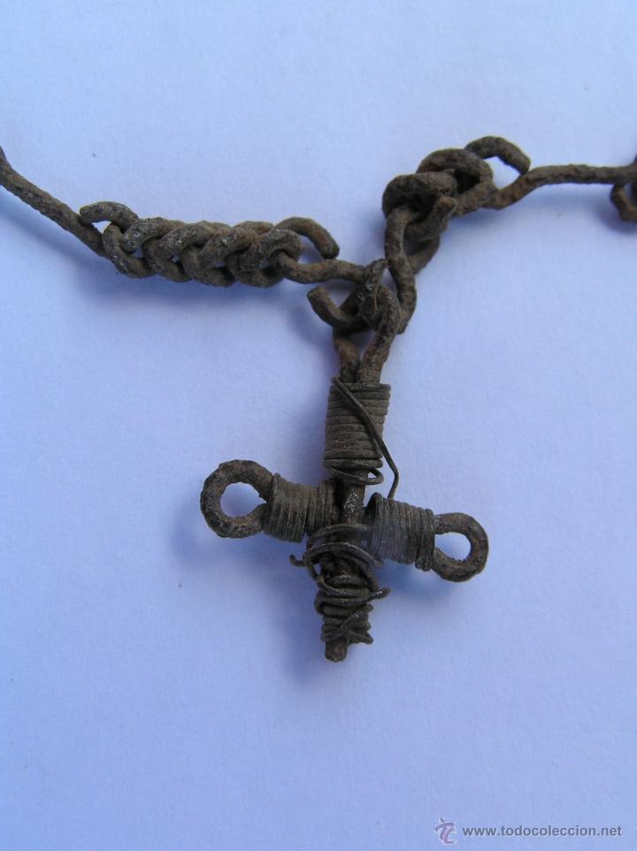 Antig&uuml;edades: ESCAPULARIO-COLLAR MEDALLA. S XVII. - Foto 4