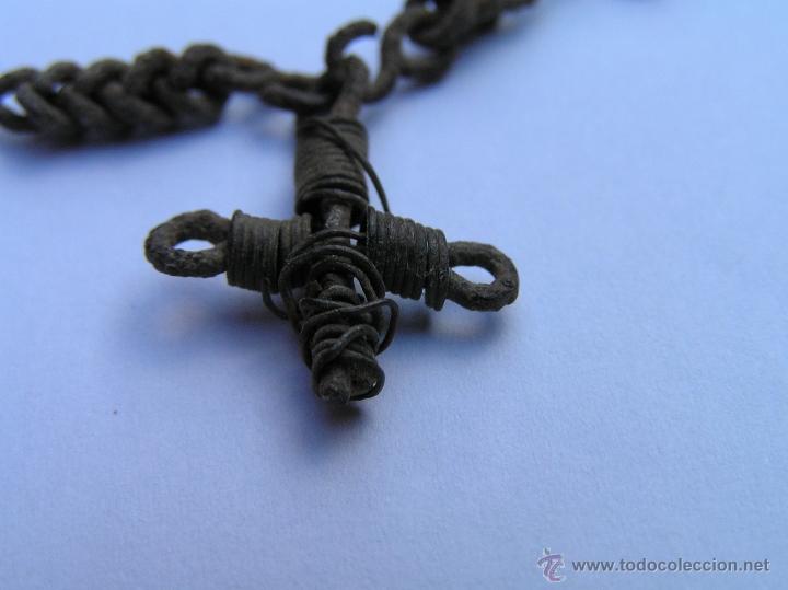 Antig&uuml;edades: ESCAPULARIO-COLLAR MEDALLA. S XVII. - Foto 3
