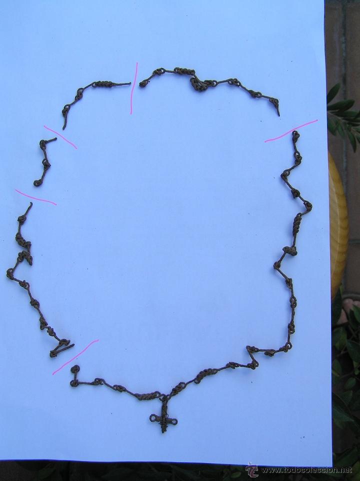 Antig&uuml;edades: ESCAPULARIO-COLLAR MEDALLA. S XVII. - Foto 9