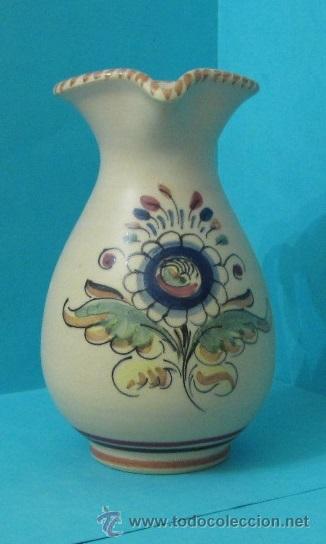 Antig&uuml;edades: JARRA DECORADA CON MARCA EN BASE. ALTURA 17 CM - Foto 1
