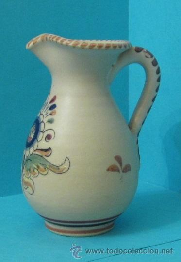 Antig&uuml;edades: JARRA DECORADA CON MARCA EN BASE. ALTURA 17 CM - Foto 2