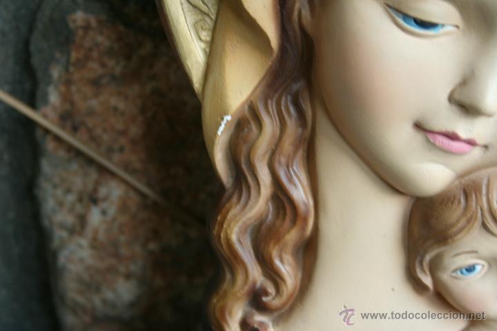 Antig&uuml;edades: antigua figura de virgen - Foto 5