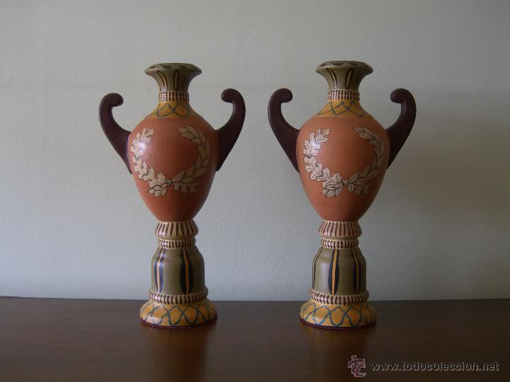 Antig&uuml;edades: Pareja de Jarrones - Estilo Imperio - Foto 1