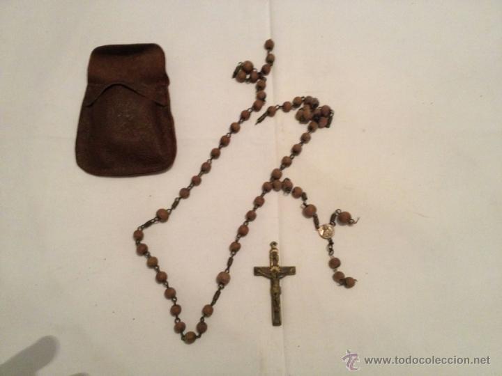 Antig&uuml;edades: ANTIQUISIMO ROSARIO, CON CARTERA ORIGINAL - Foto 1
