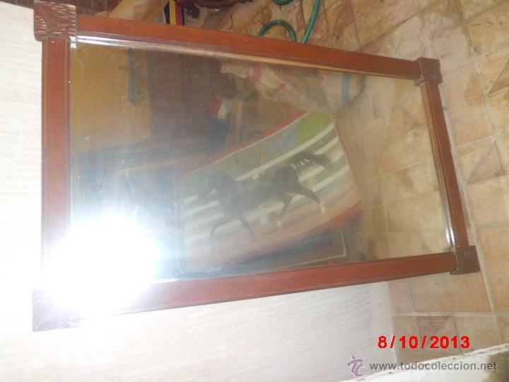 Antig&uuml;edades: ESPEJO ANTIGUO DE MADERA - Foto 2