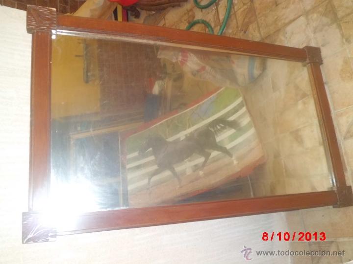 Antig&uuml;edades: ESPEJO ANTIGUO DE MADERA - Foto 3